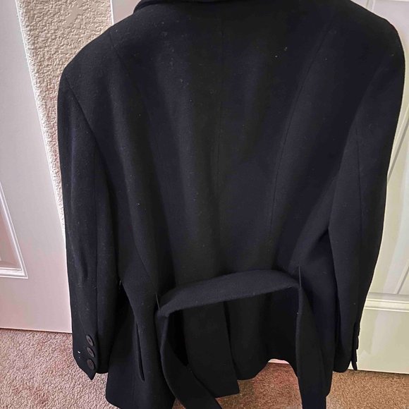 Calvin Klein Belted Wool Peacoat - Picture 4 of 5